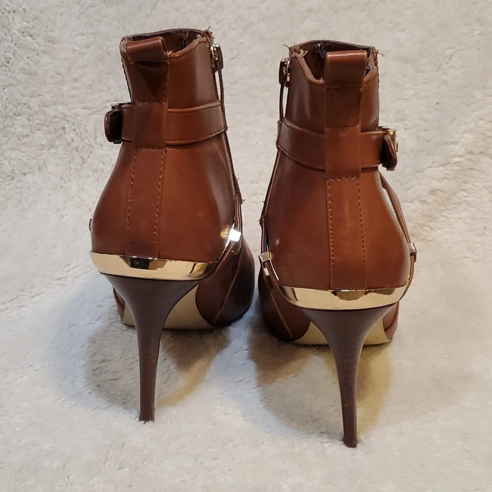 Marc Fisher Leather Upper Ankle Boots SZ 8M